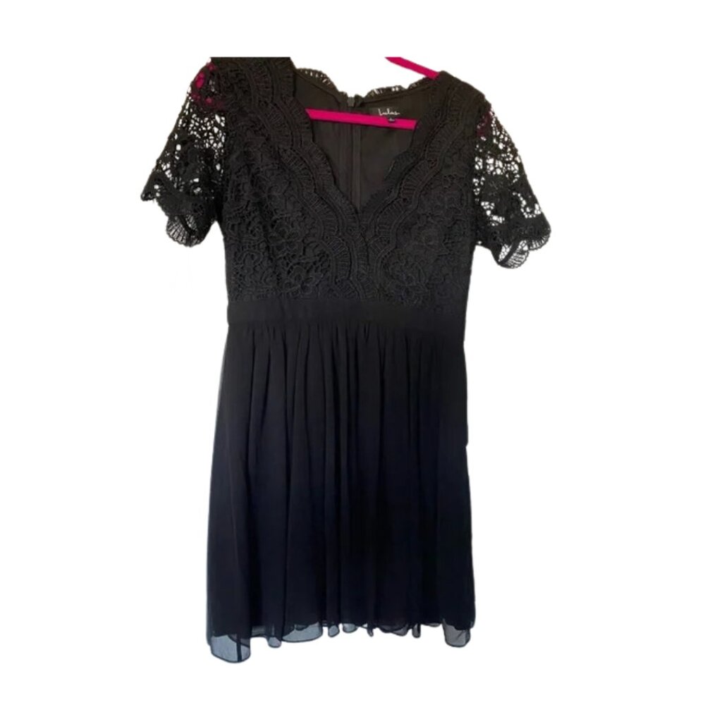 Black Lace Mini Dress - Size L - Never Worn - New with Tags
